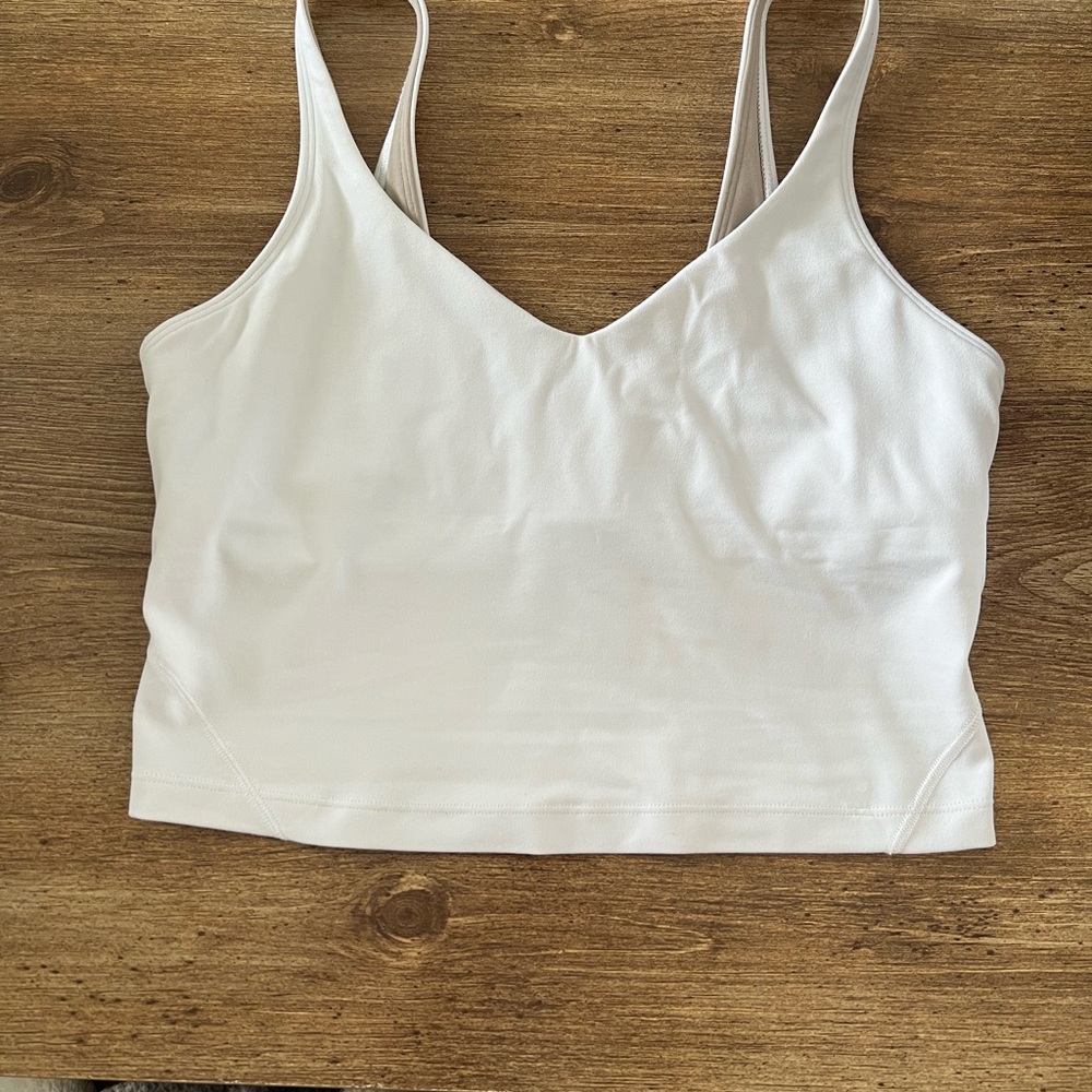 White Lululemon Align Tank